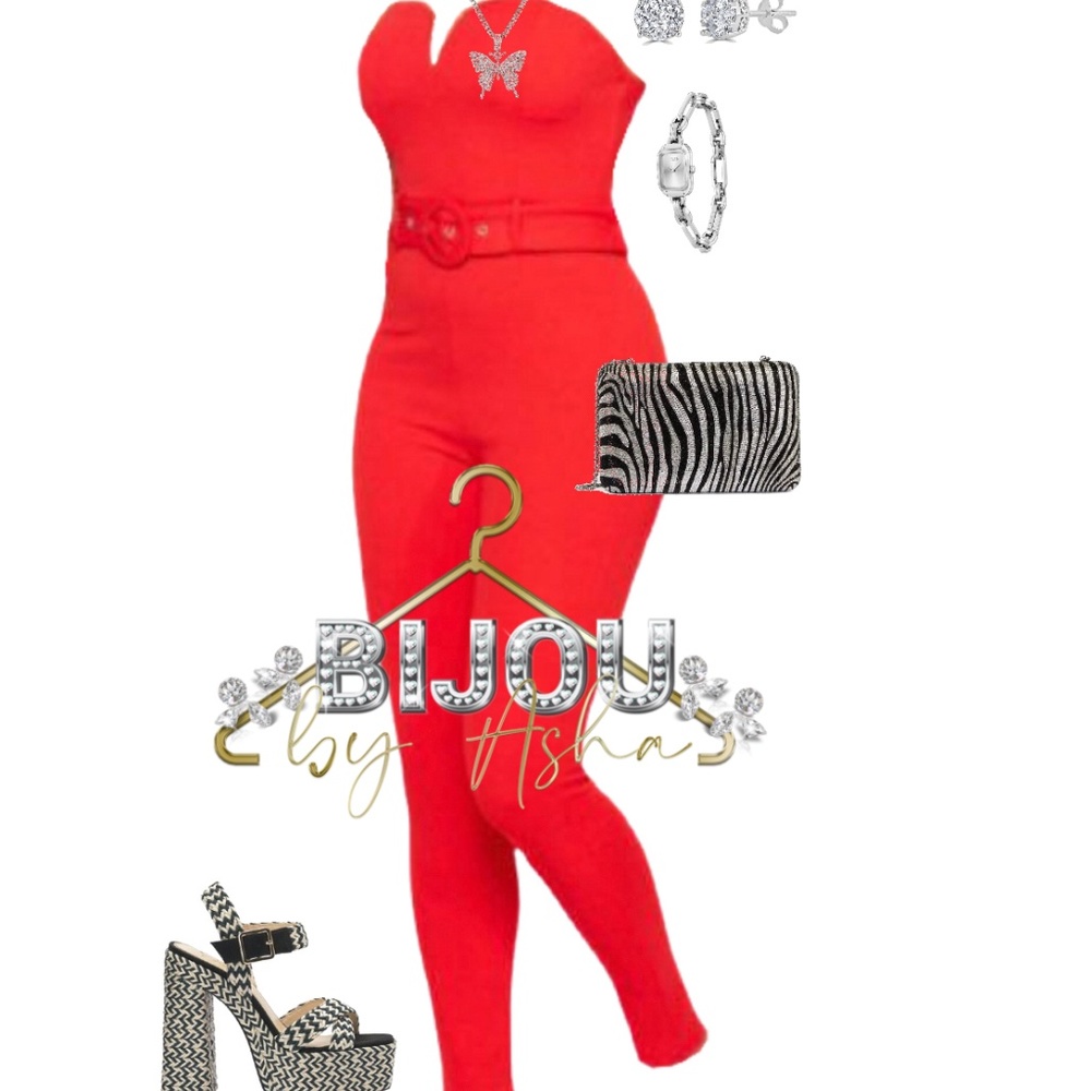 *Sexy Red Jumpsuit*